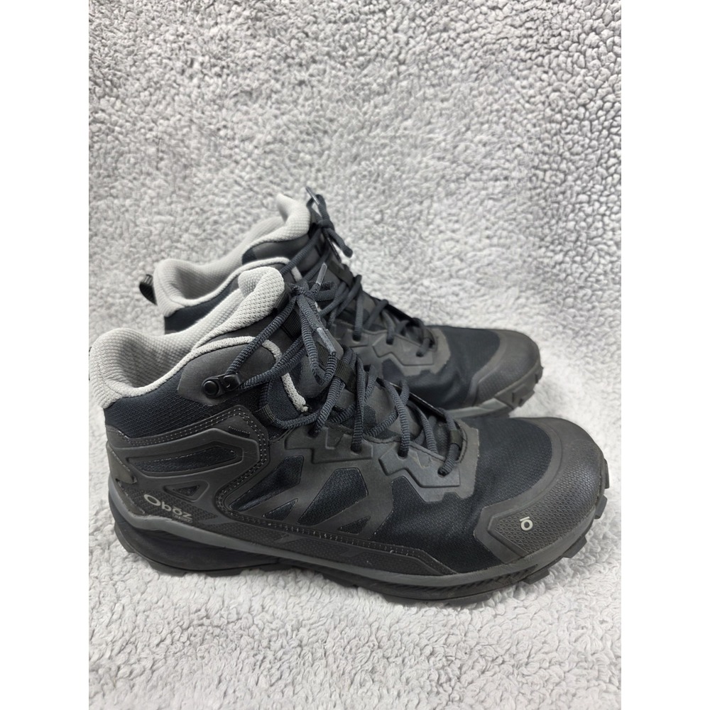 Oboz Katabatic Mid B-Dry Men's 13 Waterproof Hiking Athletic Boots Shoes Grey - Picture 13 of 16